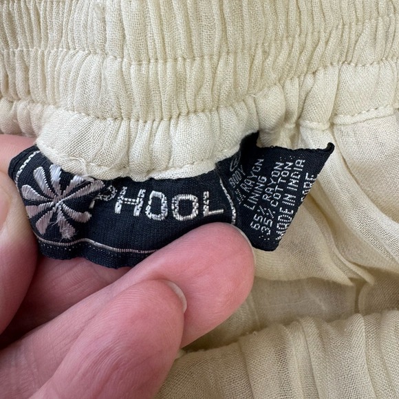 Vintage Phool Womens Sheer Lace Midi Skirt Sz L Coquette Fairy Festival Cottage - Picture 5 of 8